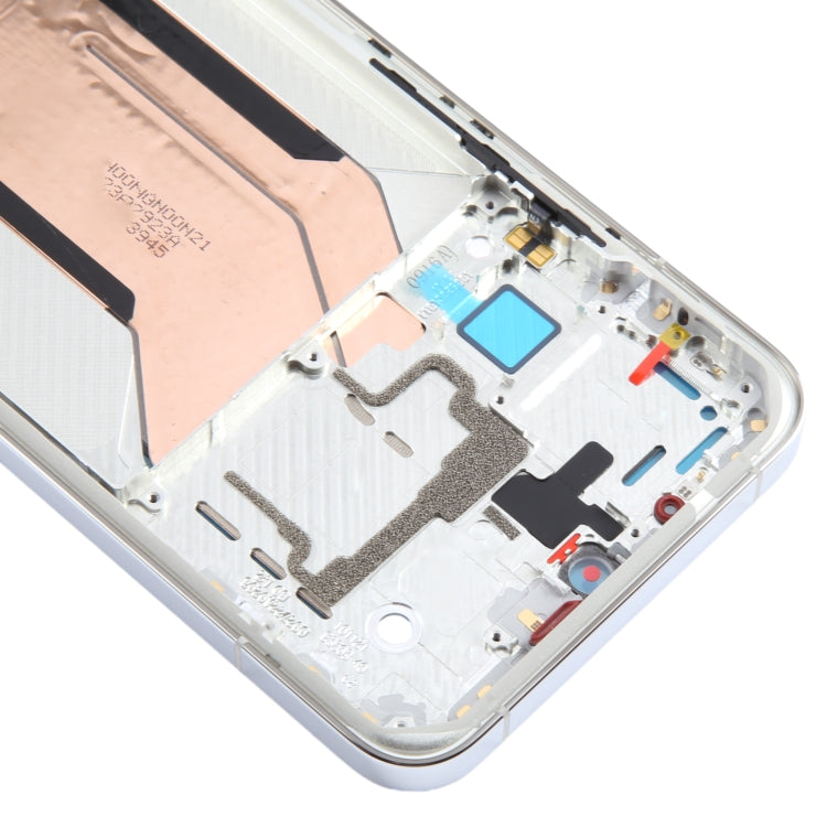 For Xiaomi 14 Original Front Housing LCD Frame Bezel Plate (Silver) - Frame Bezel Plate by PMC TechLife | Online Shopping South Africa | PMC TechLife