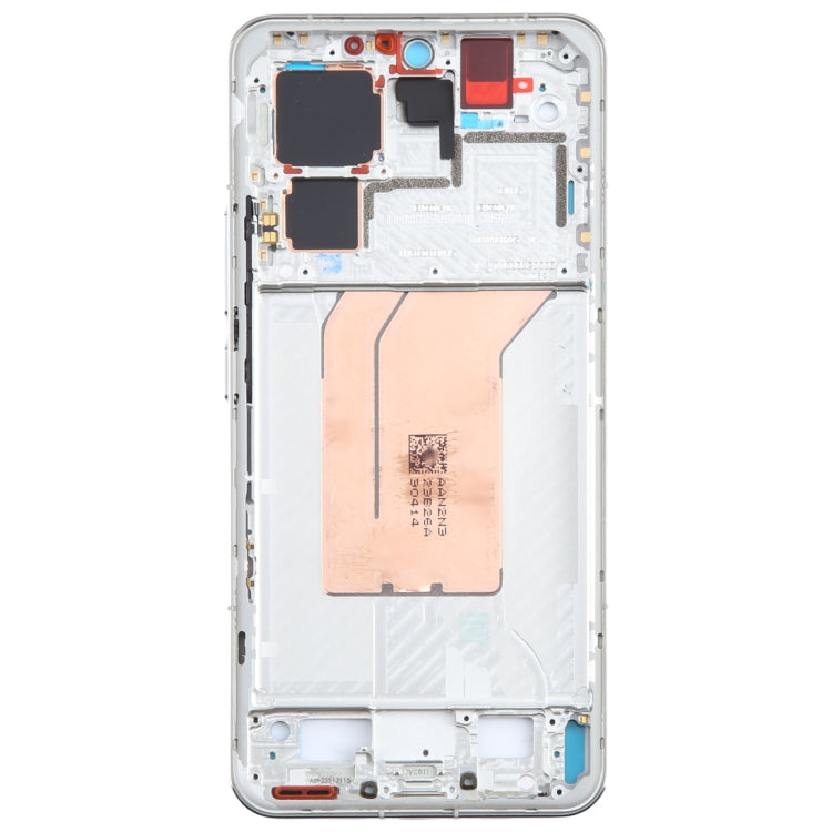 For Xiaomi 14 Pro Original Front Housing LCD Frame Bezel Plate (Silver) - Frame Bezel Plate by PMC TechLife | Online Shopping South Africa | PMC TechLife
