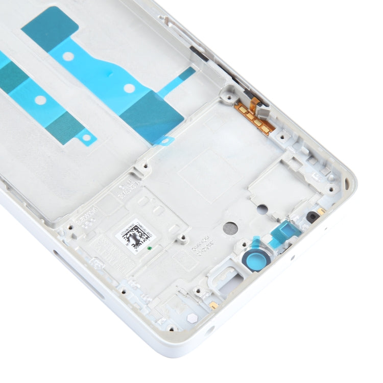 For Xiaomi Redmi Note 13 5G Original Front Housing LCD Frame Bezel Plate (White) - Frame Bezel Plate by PMC TechLife | Online Shopping South Africa | PMC TechLife | Buy Now Pay Later Mobicred