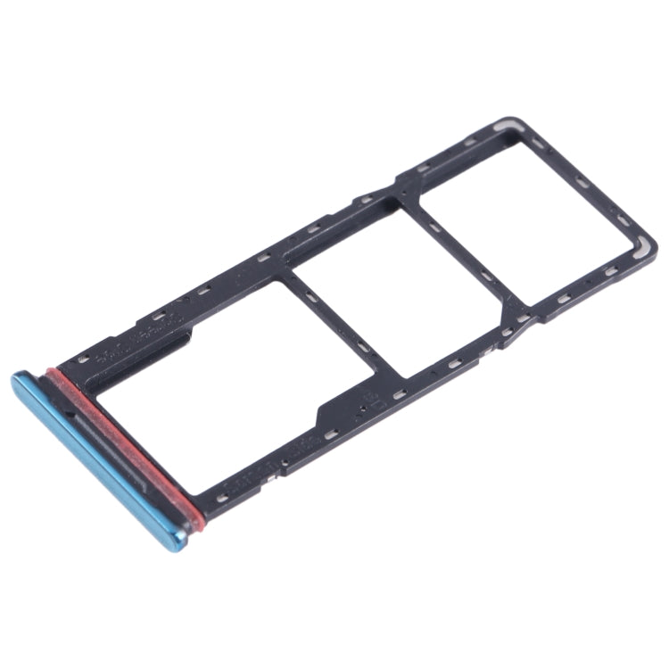 For Tecno Spark 8 SIM Card Tray + SIM Card Tray + Micro SD Card Tray (Green) - Card Tray by PMC TechLife | Online Shopping South Africa | PMC TechLife