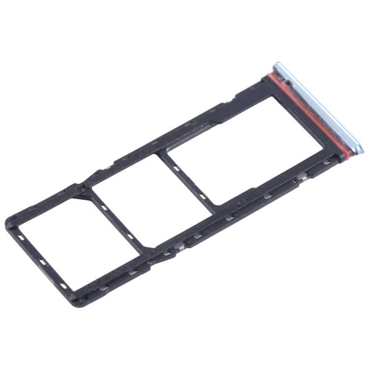 For Infinix Hot 11 X662 SIM Card Tray + SIM Card Tray + Micro SD Card Tray (Silver) - Card Tray by PMC TechLife | Online Shopping South Africa | PMC TechLife