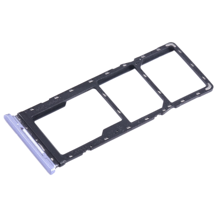 For Infinix Smart 6 X6511B SIM Card Tray + SIM Card Tray + Micro SD Card Tray (Purple) - Card Tray by PMC TechLife | Online Shopping South Africa | PMC TechLife