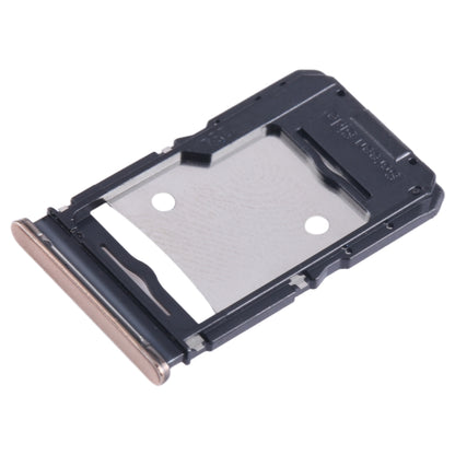 For Infinix Zero 20 X6821 SIM Card Tray + SIM Card Tray + Micro SD Card Tray (Gold) - Card Tray by PMC Jewellery | Online Shopping South Africa | PMC Jewellery