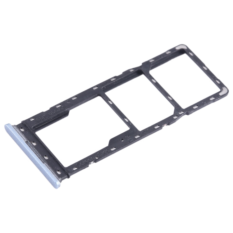 For Infinix Hot 30i X669 SIM Card Tray + SIM Card Tray + Micro SD Card Tray (Blue) - Card Tray by PMC TechLife | Online Shopping South Africa | PMC TechLife