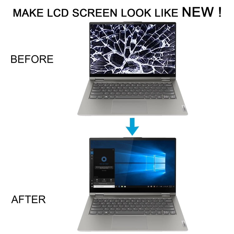 LCD Screen Digitizer Full Assembly with Frame for Lenovo Yoga 14cITL 2021 (Black) - Lenovo Spare Parts by PMC TechLife | Online Shopping South Africa | PMC TechLife