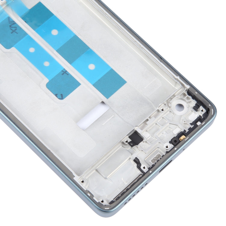 For Xiaomi Poco M6 Pro 4G Original Front Housing LCD Frame Bezel Plate (Blue) - LCD Related Parts by PMC TechLife | Online Shopping South Africa | PMC TechLife