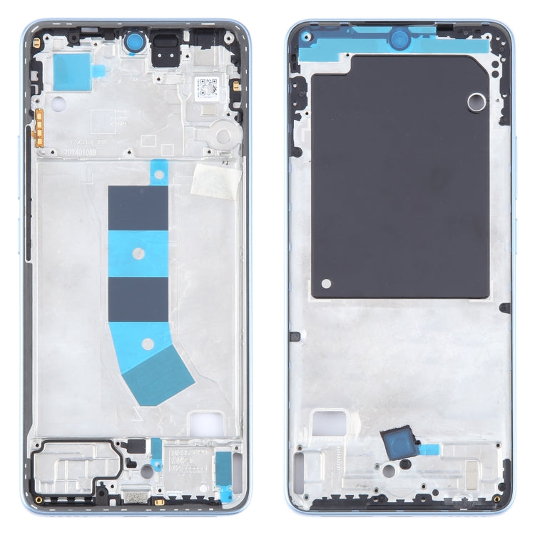 For Xiaomi Redmi Note 13 4G Original Front Housing LCD Frame Bezel Plate (Blue) - LCD Related Parts by PMC TechLife | Online Shopping South Africa | PMC TechLife