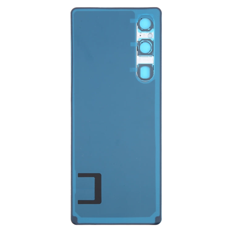 For Sony Xperia 1 V Original Battery Back Cover with Camera Lens Cover(Black) - Back Cover by PMC TechLife | Online Shopping South Africa | PMC TechLife | Buy Now Pay Later Mobicred