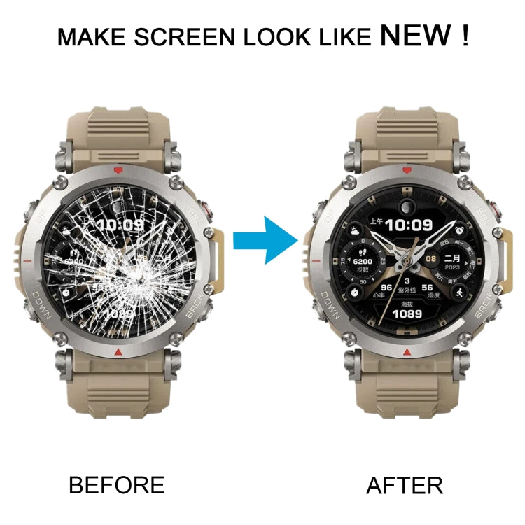 For Amazfit T-Rex Ultra Original LCD Screen Digitizer Full Assembly With Frame(Yellow) - Other by PMC TechLife | Online Shopping South Africa | PMC TechLife