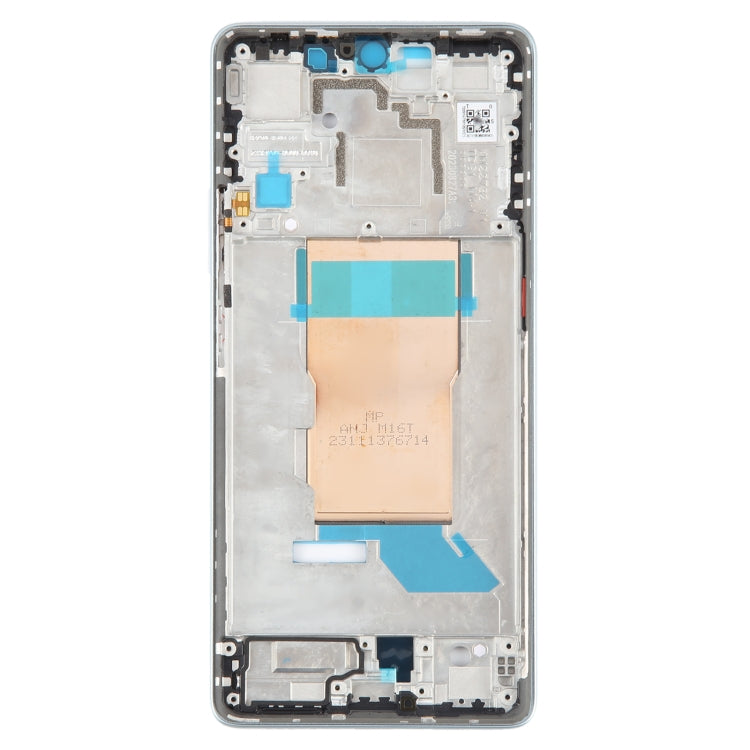 For Xiaomi Poco F5 Original Front Housing LCD Frame Bezel Plate (Blue) - Frame Bezel Plate by PMC TechLife | Online Shopping South Africa | PMC TechLife | Buy Now Pay Later Mobicred
