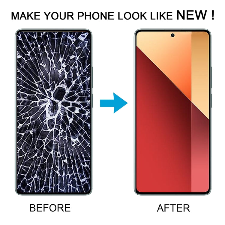 For Xiaomi Redmi Note 13 Pro 4G Original AMOLED Material LCD Screen Digitizer Full Assembly with Frame (Blue) - free shipping - PMC TechLife - Order now!