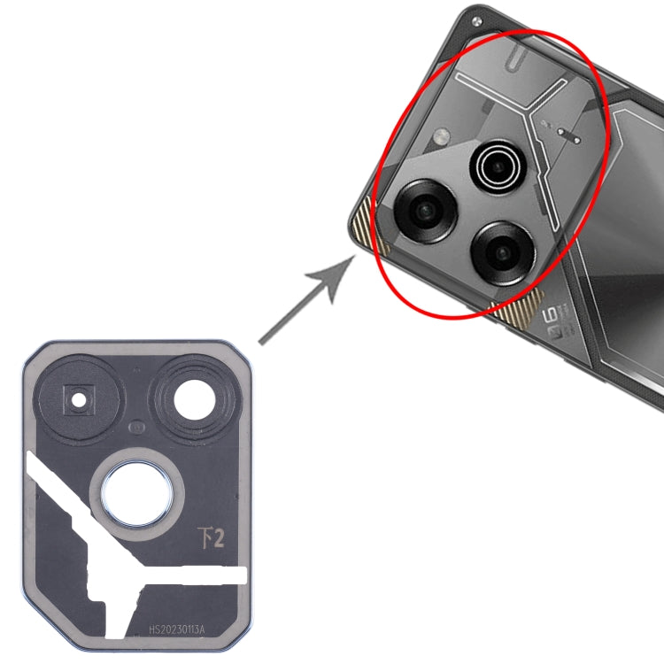 For Tecno Pova 6 Original Rear Camera Frame (Blue) - Camera Parts by PMC TechLife | Online Shopping South Africa | PMC TechLife | Buy Now Pay Later Mobicred