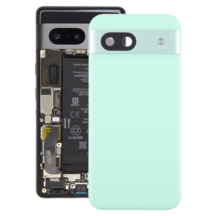 For Google Pixel 8a Original Battery Back Cover with Camera Lens Cover(Green) - Back Cover by PMC TechLife | Online Shopping South Africa | PMC TechLife | Buy Now Pay Later Mobicred