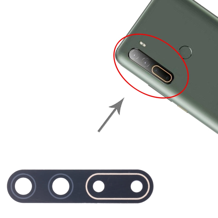 For HTC U20 5G 10pcs OEM Back Camera Lens (Silver) - Camera Series by PMC TechLife | Online Shopping South Africa | PMC TechLife | Buy Now Pay Later Mobicred
