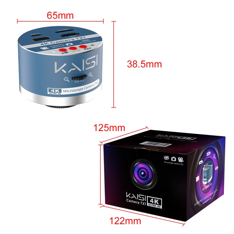 Kaisi TX1 IMX678 Sensor 55MP 4K Ultra HD Industry Microscope Camera - free shipping - PMC TechLife - Order now!