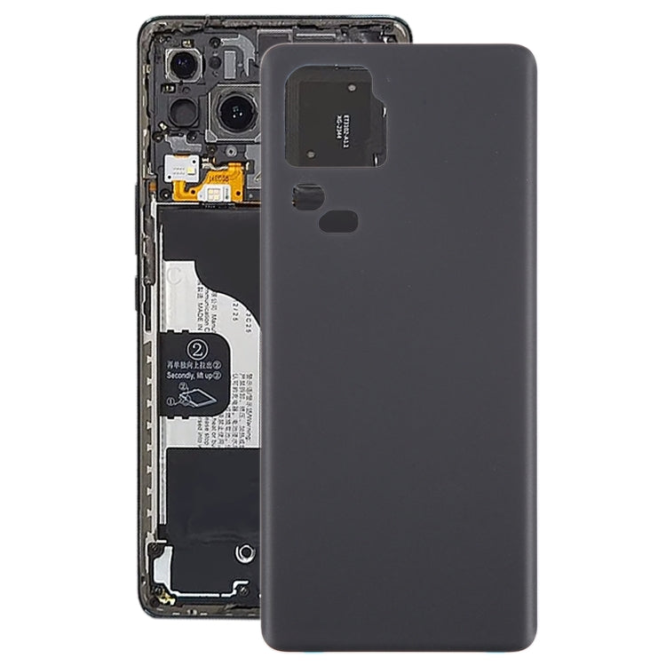 For vivo V30 Pro Battery Back Cover with Camera Lens Cover(Black) - Back Cover by PMC TechLife | Online Shopping South Africa | PMC TechLife | Buy Now Pay Later Mobicred
