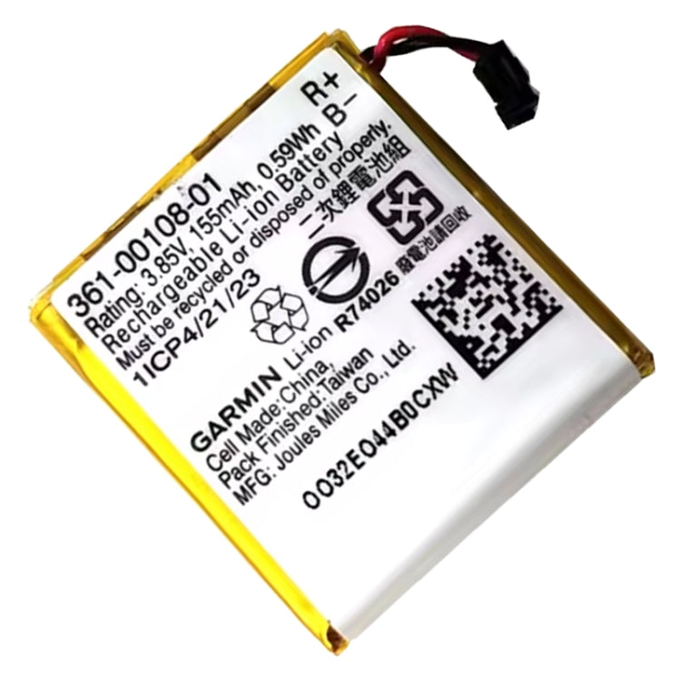 155mAh 361-00108-01 Battery Replacement For Garmin Vivoactive 3 / Vivoactive 3 Music - Others by PMC Jewellery | Online Shopping South Africa | PMC Jewellery | Buy Now Pay Later Mobicred