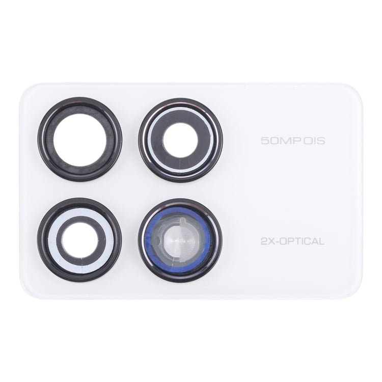 For Xiaomi Redmi K70 Back Camera Lens Frame (White) - Camera by PMC Jewellery | Online Shopping South Africa | PMC Jewellery | Buy Now Pay Later Mobicred
