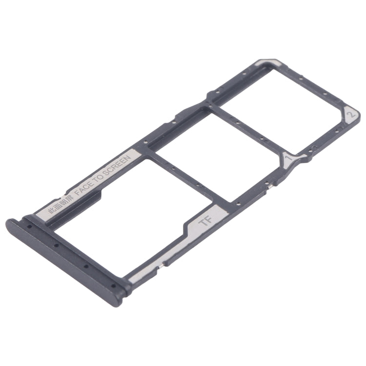 For Xiaomi Poco M6 Original SIM Card Tray + SIM Card Tray + Micro SD Card Tray (Black) - Card Tray by PMC Jewellery | Online Shopping South Africa | PMC Jewellery | Buy Now Pay Later Mobicred