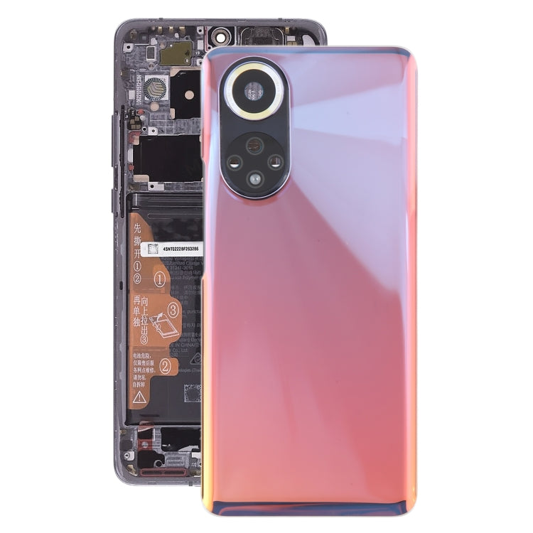 For Huawei Nova 9 Battery Back Cover with Camera Lens(Purple) - Back Cover by PMC Jewellery | Online Shopping South Africa | PMC Jewellery | Buy Now Pay Later Mobicred