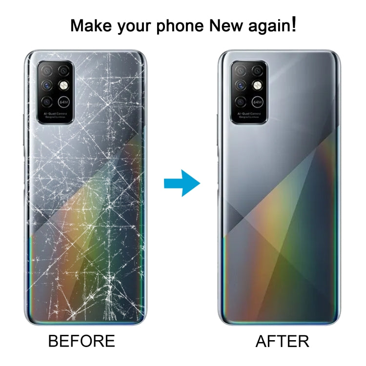 For Infinix Note 8 X692 Original Battery Back Cover(White) - Back Cover by PMc TechLife | Online Shopping South Africa | PMc TechLife | Buy Now Pay Later Mobicred