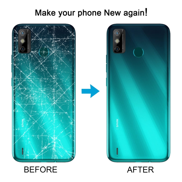 For Tecno Spark 6 Go Original Battery Back Cover(Blue) - Back Cover by PMc TechLife | Online Shopping South Africa | PMc TechLife | Buy Now Pay Later Mobicred