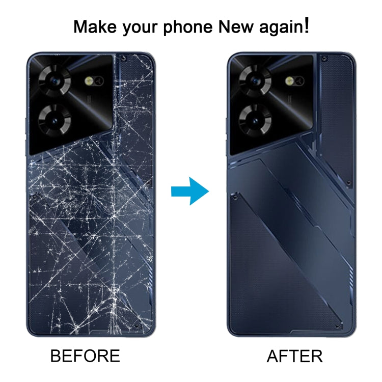 For Tecno Pova 5 4G Original Battery Back Cover(Black) - Back Cover by PMc TechLife | Online Shopping South Africa | PMc TechLife | Buy Now Pay Later Mobicred