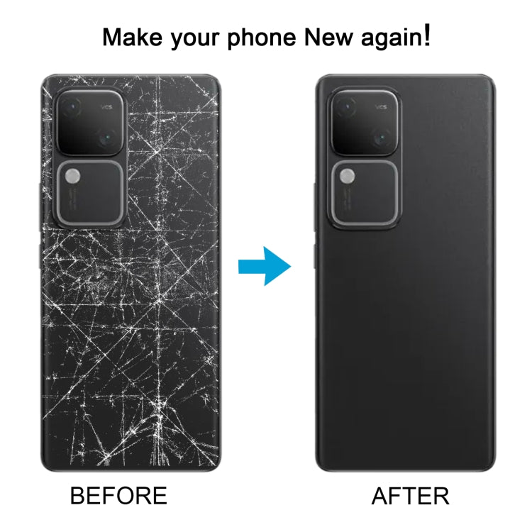 For vivo S18 5G Original Battery Back Cover with Camera Lens Cover(Black) - Back Cover by PMC TechLife | Online Shopping South Africa | PMC TechLife | Buy Now Pay Later Mobicred
