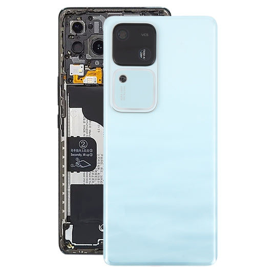 For vivo V30 5G Original Battery Back Cover with Camera Lens Cover(Aqua) - Back Cover by PMC Jewellery | Online Shopping South Africa | PMC Jewellery | Buy Now Pay Later Mobicred