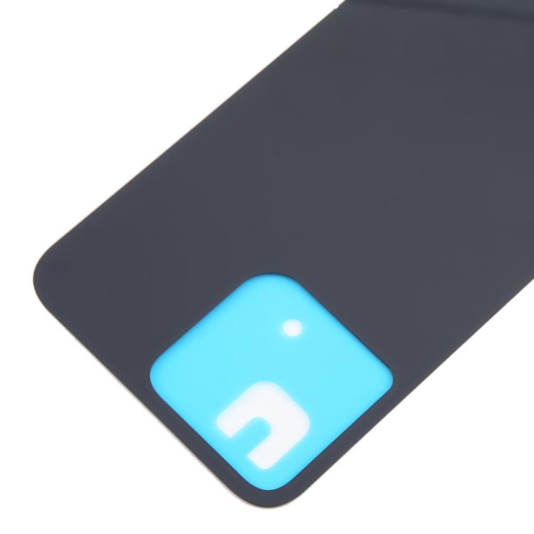 For ZTE Axon 50 Lite 8050 Glass Battery Back Cover(Black) - For ZTE by PMc TechLife | Online Shopping South Africa | PMc TechLife | Buy Now Pay Later Mobicred