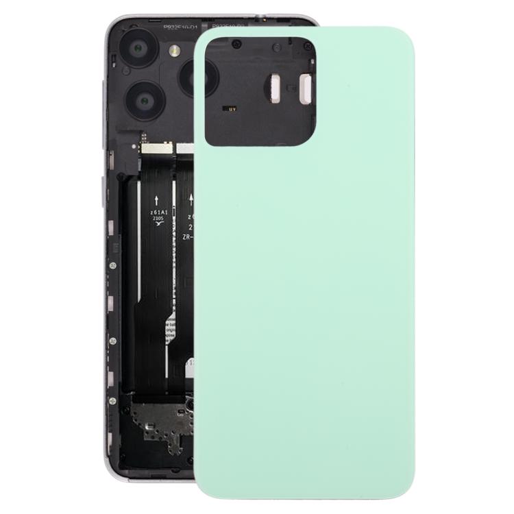For ZTE Blade V50 Design 4G Glass Battery Back Cover(Green) - For ZTE by PMc TechLife | Online Shopping South Africa | PMc TechLife | Buy Now Pay Later Mobicred
