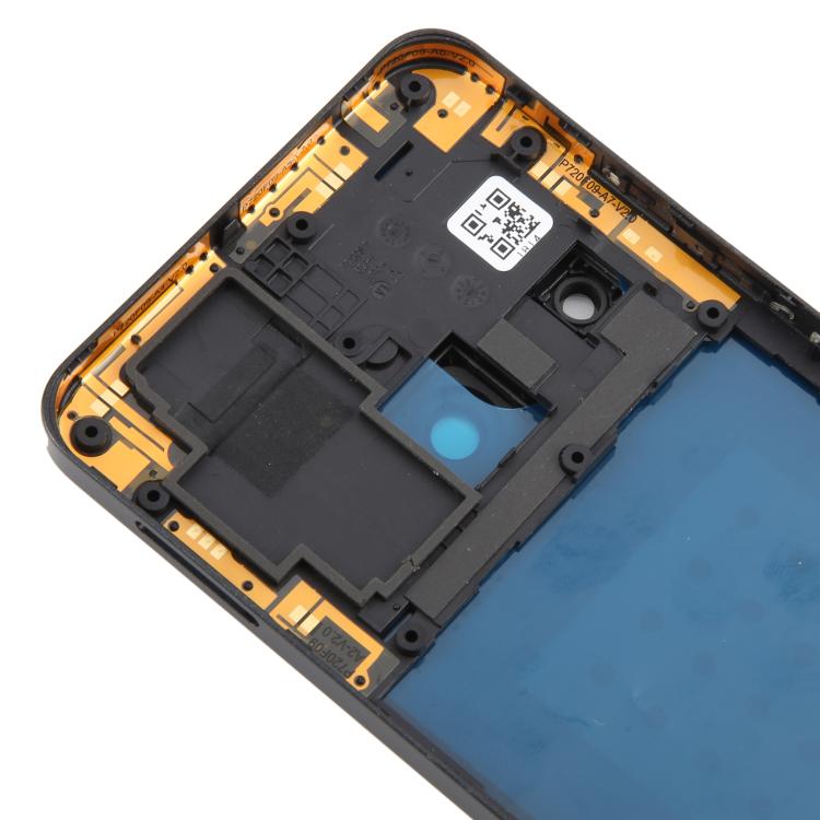 For ZTE nubia Focus Glass Battery Back Cover with Middle Frame / Camera Lens Cover(Black) - For ZTE by PMC TechLife | Online Shopping South Africa | PMC TechLife | Buy Now Pay Later Mobicred