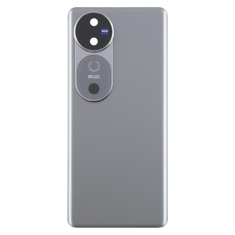 For vivo V40 Battery Back Cover with Camera Lens Cover(Gray) - Back Cover by PMc TechLife | Online Shopping South Africa | PMc TechLife | Buy Now Pay Later Mobicred