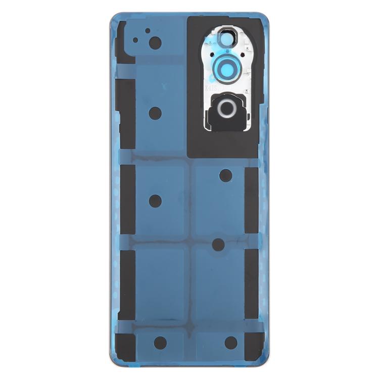 For vivo V40 Battery Back Cover with Camera Lens Cover(Gray) - Back Cover by PMc TechLife | Online Shopping South Africa | PMc TechLife | Buy Now Pay Later Mobicred