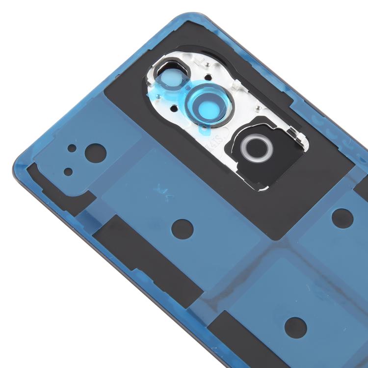 For vivo V40 Battery Back Cover with Camera Lens Cover(Gray) - Back Cover by PMc TechLife | Online Shopping South Africa | PMc TechLife | Buy Now Pay Later Mobicred