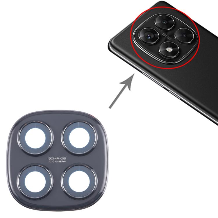For Xiaomi Redmi Note 14 Pro 5G Original Rear Camera Lens Cover (Black) - Camera by PMc TechLife | Online Shopping South Africa | PMc TechLife | Buy Now Pay Later Mobicred