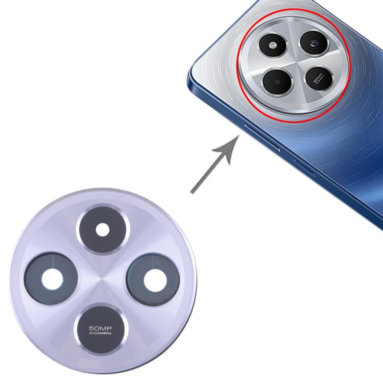 For Xiaomi Redmi 14C 4G Original Rear Camera Lens Cover (Purple) - Camera by PMc TechLife | Online Shopping South Africa | PMc TechLife | Buy Now Pay Later Mobicred
