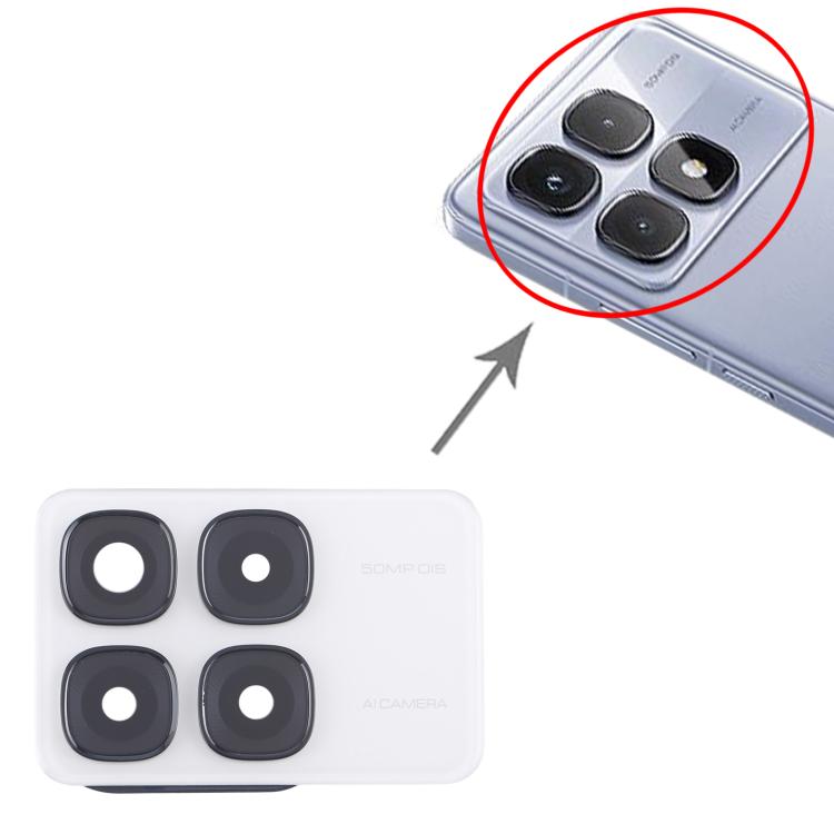 For Xiaomi Redmi K70 Ultra Original Rear Camera Lens Cover (White) - Camera by PMc TechLife | Online Shopping South Africa | PMc TechLife | Buy Now Pay Later Mobicred