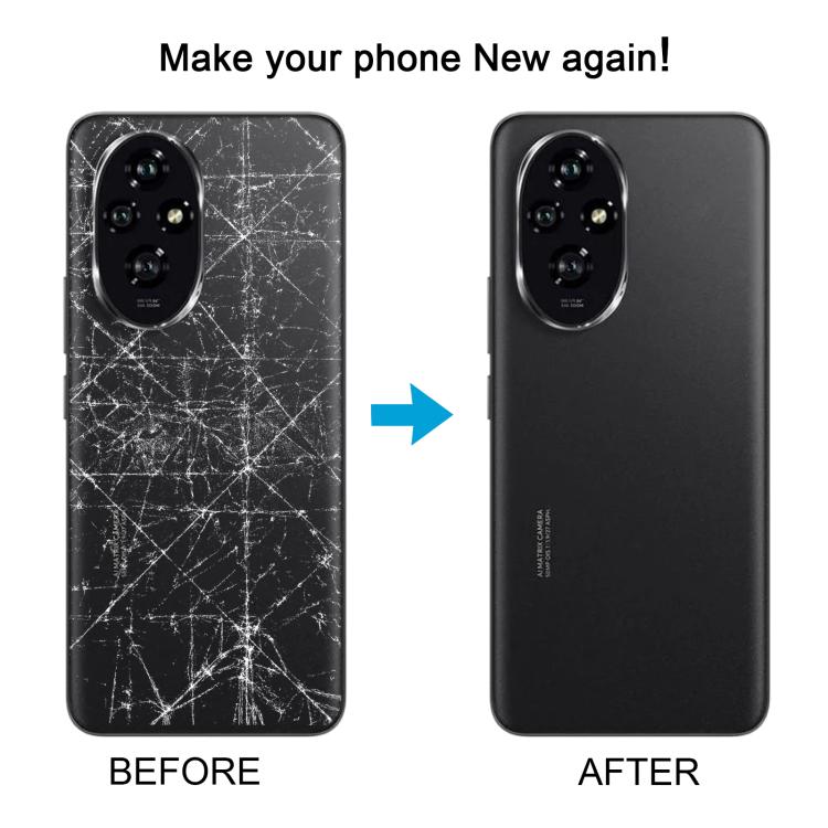 For Honor 200 OEM Battery Back Cover with Camera Lens Cover(Black) - Back Cover by PMc TechLife | Online Shopping South Africa | PMc TechLife | Buy Now Pay Later Mobicred