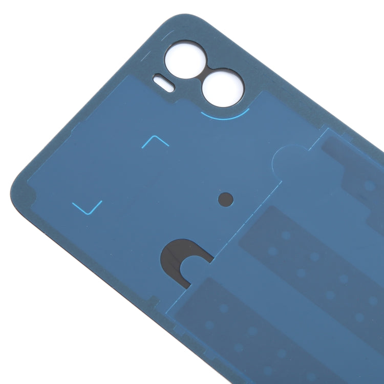 For Motorola Moto E32 India Original Battery Back Cover(Blue) - Back Cover by PMC Jewellery | Online Shopping South Africa | PMC Jewellery