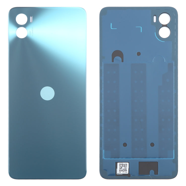 For Motorola Moto E32 India Original Battery Back Cover(Blue) - Back Cover by PMC TechLife | Online Shopping South Africa | PMC TechLife | Buy Now Pay Later Mobicred