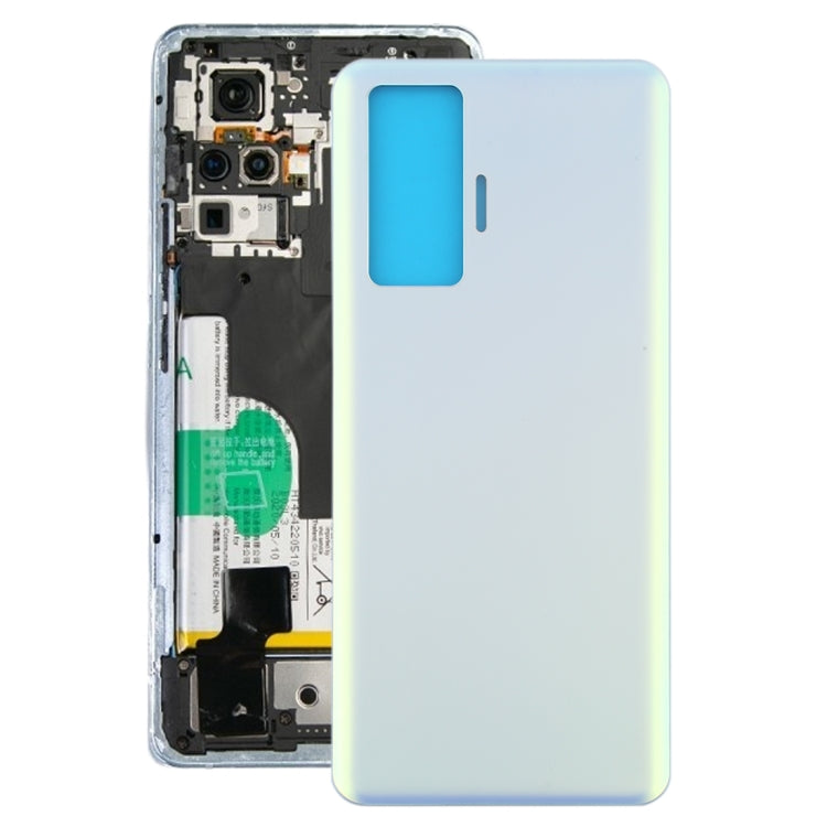 For Vivo X50 5G / V2001A Battery Back Cover (Baby Blue) - Back Cover by PMC Jewellery | Online Shopping South Africa | PMC Jewellery | Buy Now Pay Later Mobicred