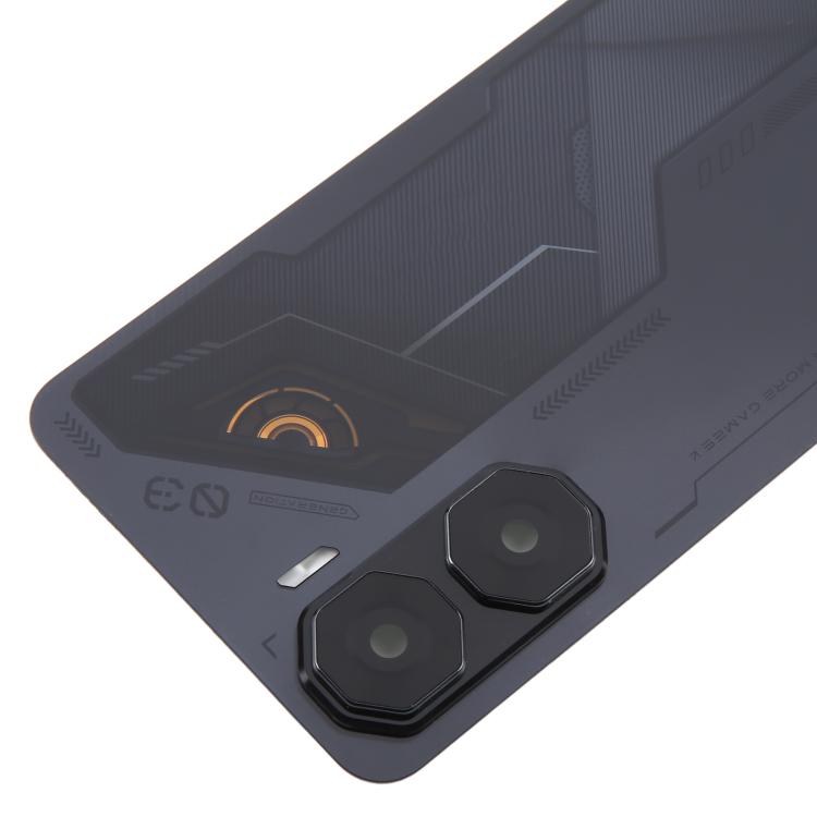 For ZTE nubia Neo 3 Plastic Battery Back Cover with Camera Lens Cover(Black) - free shipping - PMC TechLife - Order now!