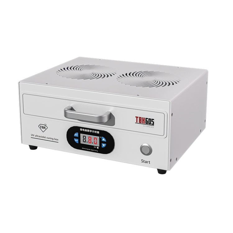 TBK 605 100W Mini UV Curing Lamp Box 48 LEDs Curved Surface Screen UV Curing Box, UK Plug - Others by TBK | Online Shopping South Africa | PMC Jewellery | Buy Now Pay Later Mobicred