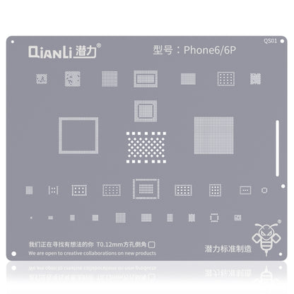 Qianli QS01 Bumblebee Stencils BGA Reballing Planting Tin Plate For iPhone 6/6 Plus - BGA Stencils by PMC Jewellery | Online Shopping South Africa | PMC Jewellery | Buy Now Pay Later Mobicred