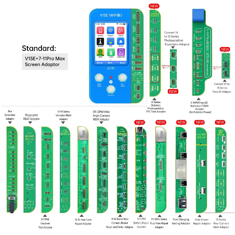 JC V1SE Mobile Phone Code Reading Programmer Set For iPhone - free shipping - PMC TechLife - Order now!