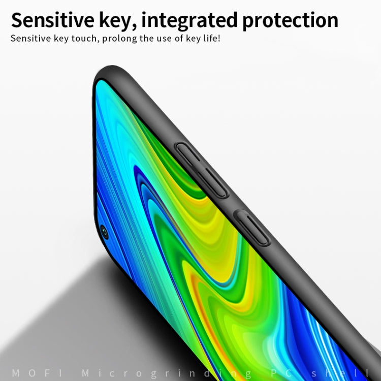 For Xiaomi Redmi 10X 4G MOFI Frosted PC Ultra-thin Hard Case(Black) - Xiaomi Cases by MOFI | Online Shopping South Africa | PMC TechLife | Buy Now Pay Later Mobicred