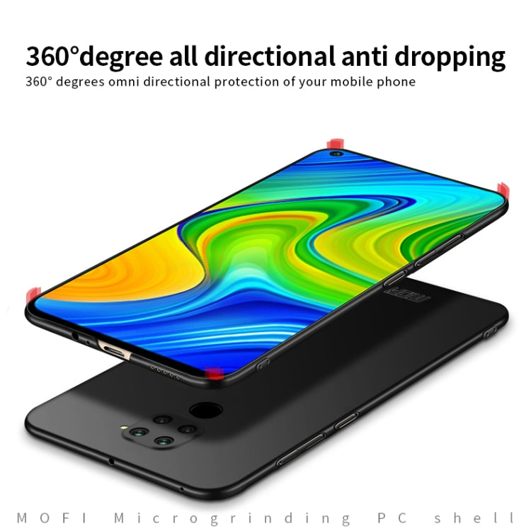 For Xiaomi Redmi 10X 4G MOFI Frosted PC Ultra-thin Hard Case(Red) - Xiaomi Cases by MOFI | Online Shopping South Africa | PMC TechLife | Buy Now Pay Later Mobicred