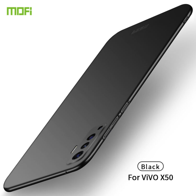 For Vivo X50 MOFI Frosted PC Ultra-thin Hard Case(Black) - free shipping - PMC TechLife - Order now!