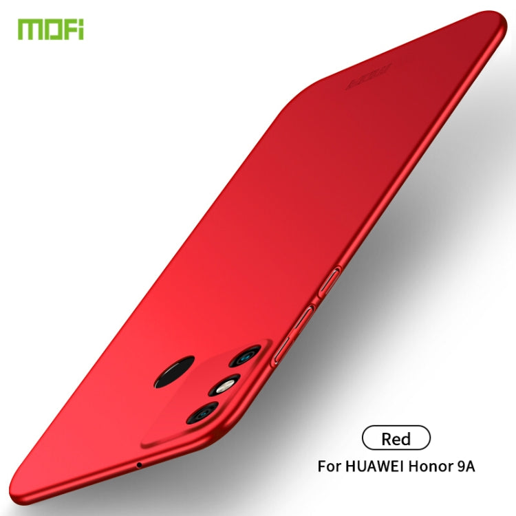 For Huawei Honor 9A MOFI Frosted PC Ultra-thin Hard Case(Red) - free shipping - PMC TechLife - Order now!